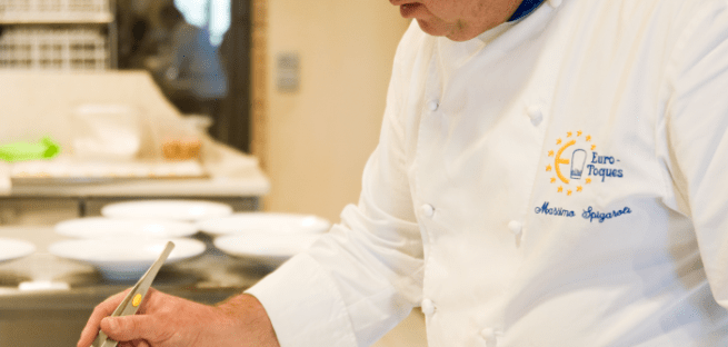 Lo chef stellato Massimo Spigaroli