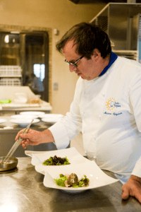 Lo chef stellato Massimo Spigaroli